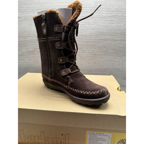 Timberland Girl's Winter Boots Oslo Express Brown 12.5 - Picture 1 of 7